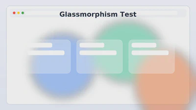 Glassmorphism Test featured image